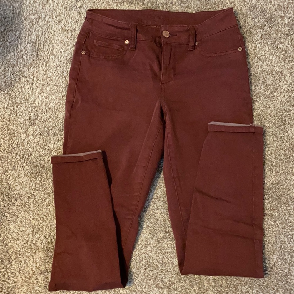 Maurices women’s jegging rust color small